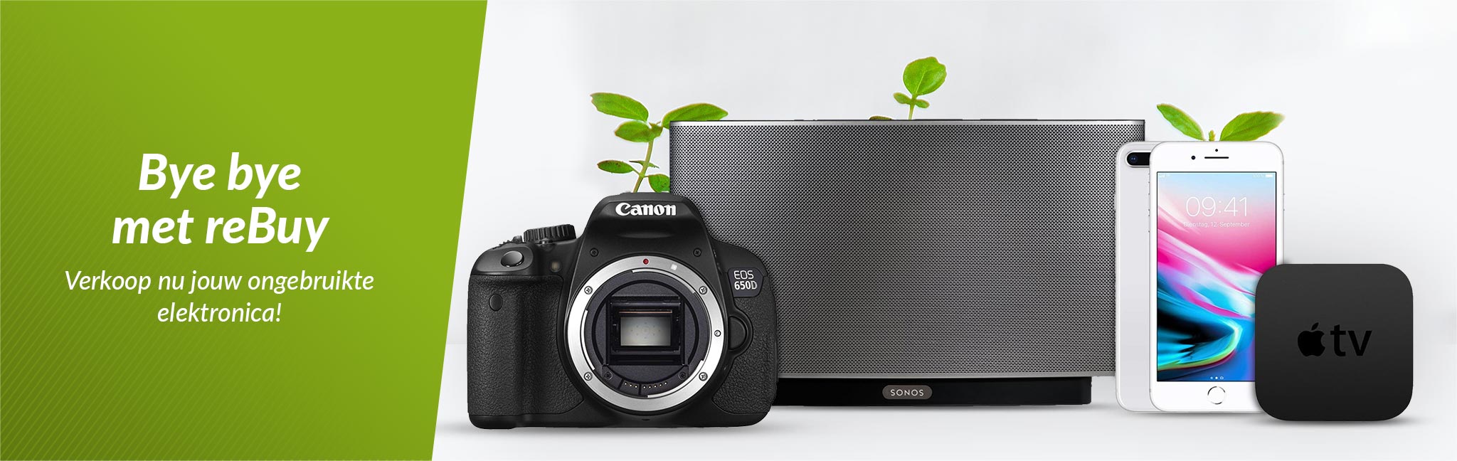 Bye bye met rebuy Verkoop nu jouw ongebruikte elektronica!